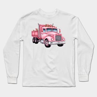 Pink Truck Long Sleeve T-Shirt